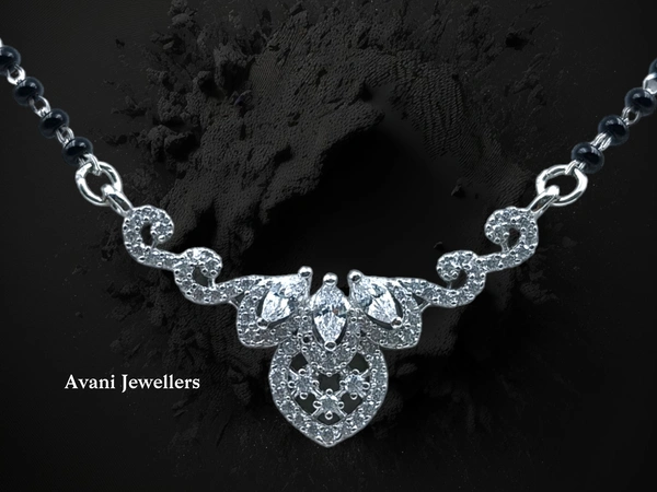 Avani Jewellers Silver Fancy Mangalsutra - 6.73, 22
