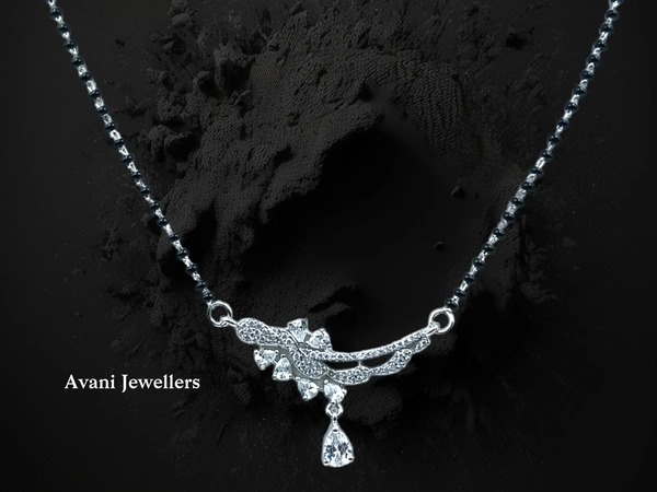 Avani Jewellers Silver Fancy Mangalsutra - 6.81, 22