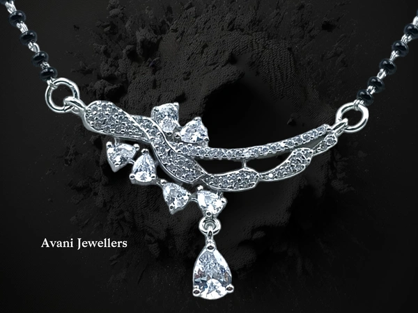 Avani Jewellers Silver Fancy Mangalsutra - 6.81, 22