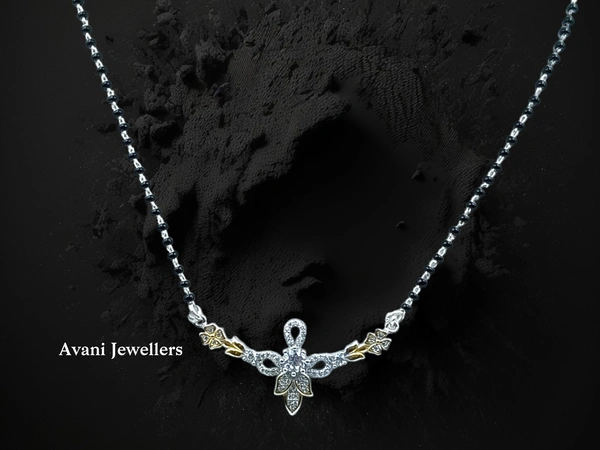 Avani Jewellers Silver Fancy Mangalsutra - 8.77, 23