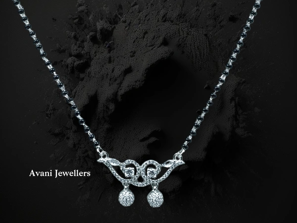 Avani Jewellers Silver Fancy Mangalsutra - 6.85, 22