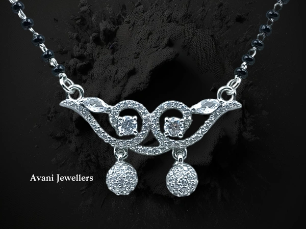 Avani Jewellers Silver Fancy Mangalsutra - 6.85, 22