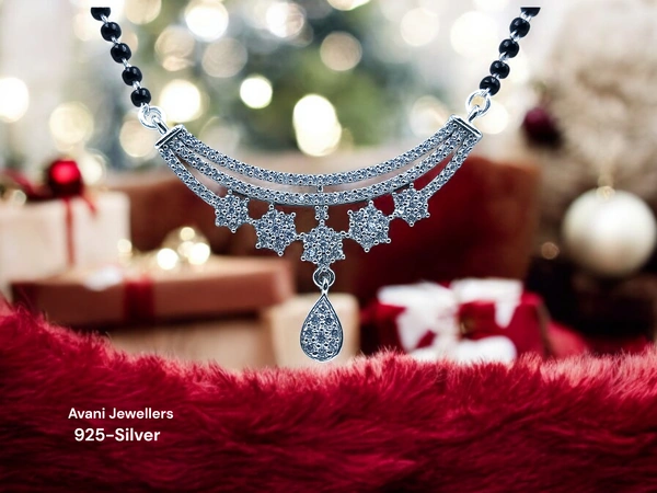 Avani Jewellers Silver Fancy Mangalsutra - 9.45, 19