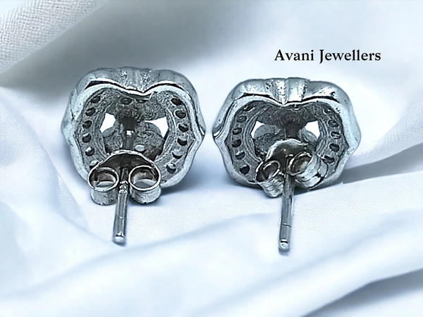 Avani Jewellers Silver Fancy Studs - 2.4