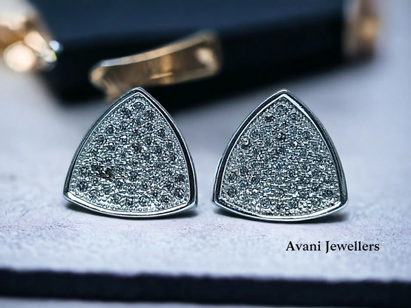 Avani Jewellers Silver Fancy Studs - 3.39