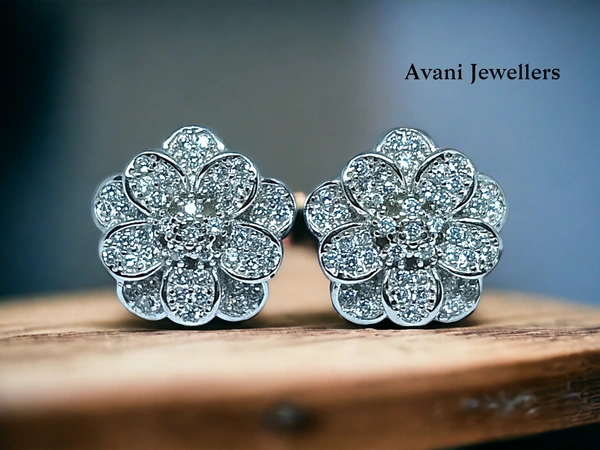 Avani Jewellers Silver Fancy Studs - 4.09