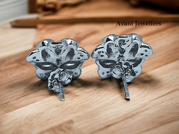 Avani Jewellers Silver Fancy Studs - 4.09
