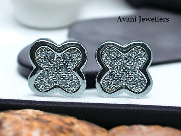 Avani Jewellers Silver Fancy Studs - 3.44