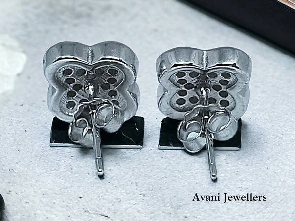 Avani Jewellers Silver Fancy Studs - 3.44