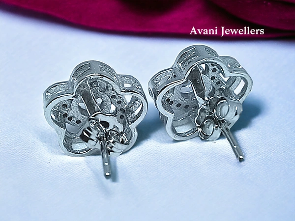 Avani Jewellers Silver Fancy Studs - 3.24