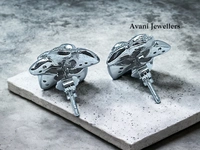 Avani Jewellers Silver Fancy Studs - 4.37
