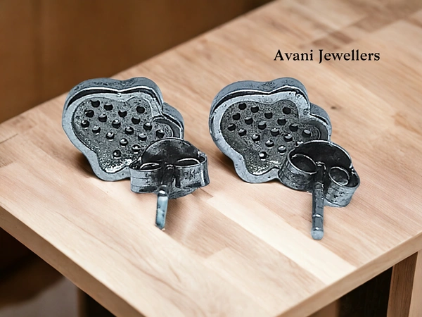 Avani Jewellers Silver Fancy Studs - 2.4