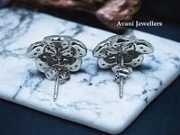 Avani Jewellers Silver Fancy Studs - 4.09