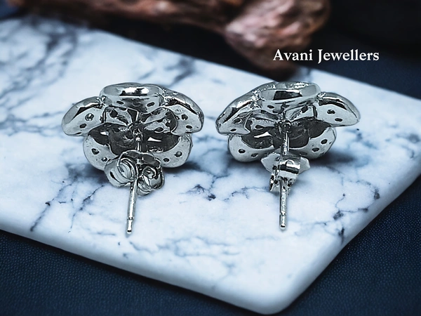 Avani Jewellers Silver Fancy Studs - 4.09