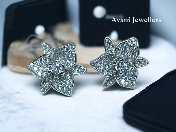 Avani Jewellers Silver Fancy Studs - 4.06