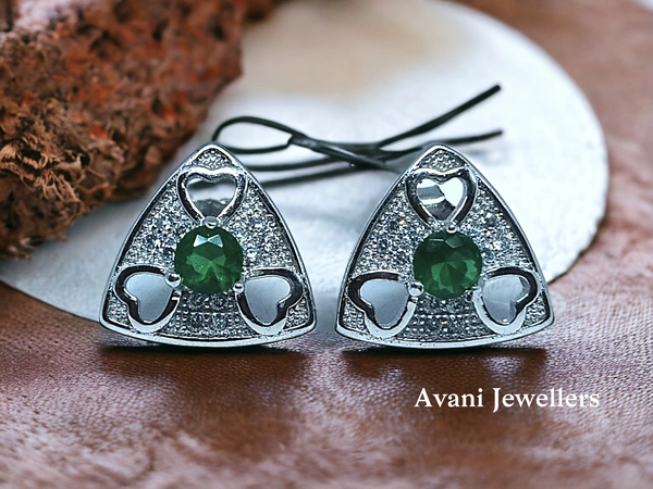 Avani Jewellers Silver Fancy Studs - 2.8