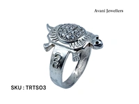 Avani Jewellers Silver Tortoise Fancy Ring - 4.84, 19