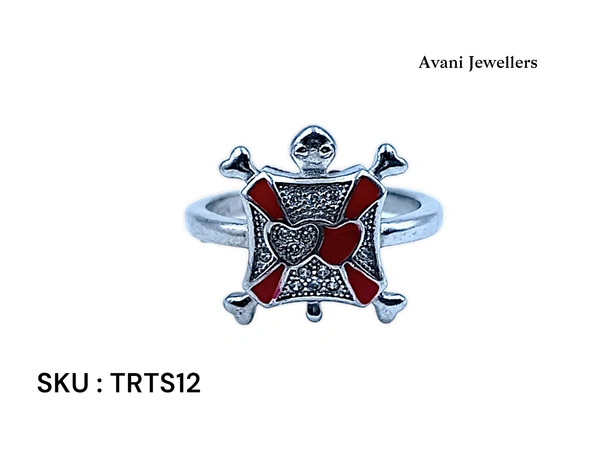 Avani Jewellers Silver Tortoise Fancy Ring - 3.15, 11