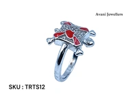 Avani Jewellers Silver Tortoise Fancy Ring - 3.15, 11