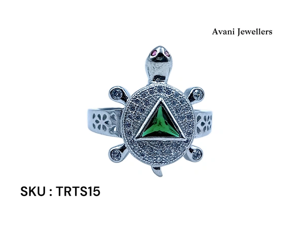 Avani Jewellers Silver Tortoise Fancy Ring - 6.79, 23