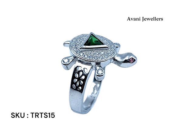 Avani Jewellers Silver Tortoise Fancy Ring - 6.79, 23