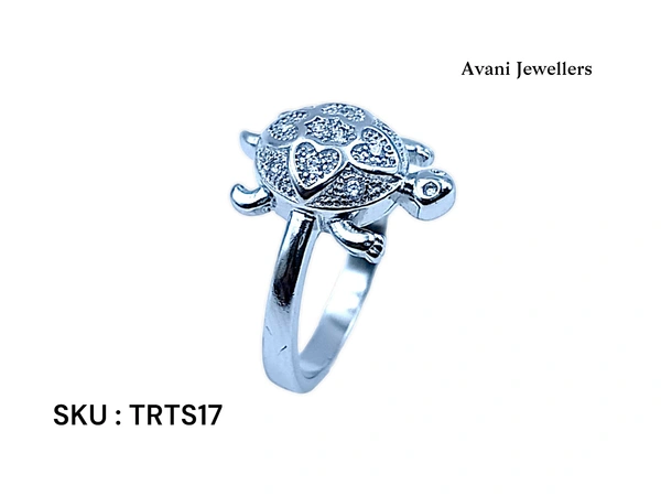 Avani Jewellers Silver Tortoise Fancy Ring - 2.83, 11