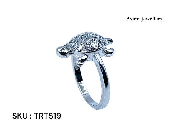 Avani Jewellers Silver Tortoise Fancy Ring - 2.77, 10