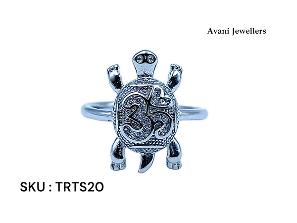 Avani Jewellers Silver Tortoise Fancy Ring - 2.94, 10