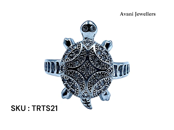 Avani Jewellers Silver Tortoise Fancy Ring - 6.8, 26