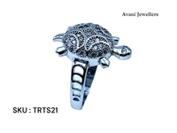 Avani Jewellers Silver Tortoise Fancy Ring - 6.8, 26