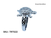 Avani Jewellers Silver Tortoise Fancy Ring - 5.39, 25