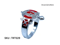 Avani Jewellers Silver Tortoise Fancy Ring - 5.5, 17
