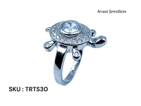 Avani Jewellers Silver Tortoise Fancy Ring - 3.72, 10
