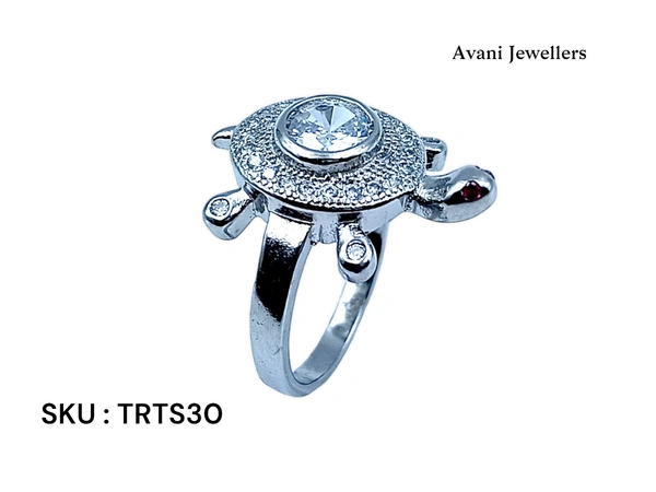 Avani Jewellers Silver Tortoise Fancy Ring - 3.72, 10