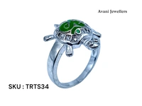 Avani Jewellers Silver Tortoise Fancy Ring - 5.92, 23