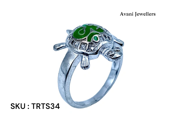 Avani Jewellers Silver Tortoise Fancy Ring - 5.92, 23