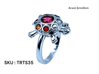 Avani Jewellers Silver Tortoise Fancy Ring - 3.35, 9