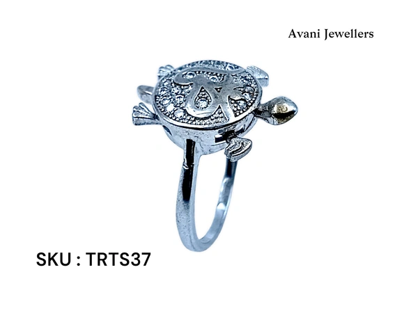 Avani Jewellers Silver Tortoise Fancy Ring - 3.58, 14