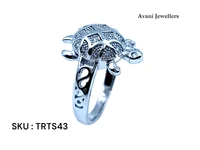 Avani Jewellers Silver Tortoise Fancy Ring - 5.83, 25