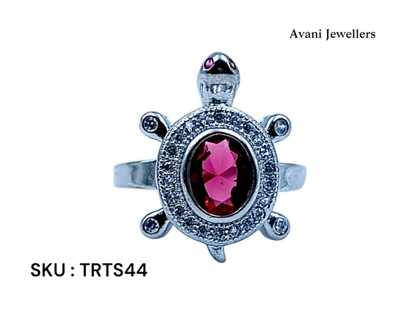 Avani Jewellers Silver Tortoise Fancy Ring - 3.53, 10