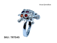 Avani Jewellers Silver Tortoise Fancy Ring - 3.47, 9