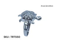 Avani Jewellers Silver Tortoise Fancy Ring - 7.1, 26