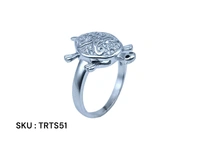 Avani Jewellers Silver Tortoise Fancy Ring - 5.64, 26