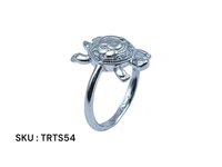 Avani Jewellers Silver Tortoise Fancy Ring - 3.21, 13
