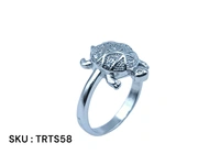Avani Jewellers Silver Tortoise Fancy Ring - 2.99, 10