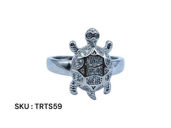 Avani Jewellers Silver Tortoise Fancy Ring - 6.2, 22