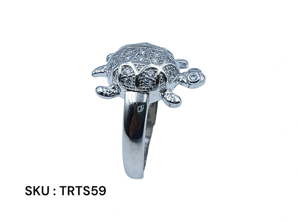 Avani Jewellers Silver Tortoise Fancy Ring - 6.2, 22