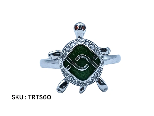 Avani Jewellers Silver Tortoise Fancy Ring - 3.6, 14