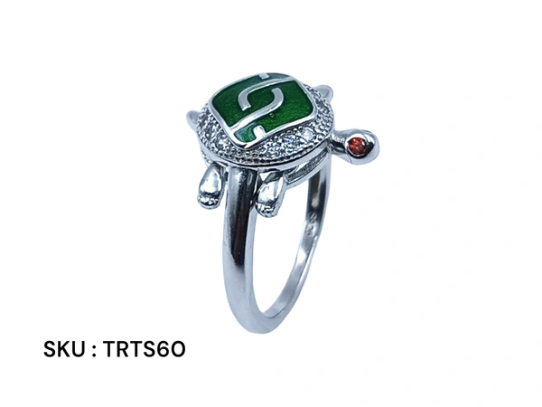 Avani Jewellers Silver Tortoise Fancy Ring - 3.6, 14