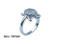 Avani Jewellers Silver Tortoise Fancy Ring - 2.99, 9